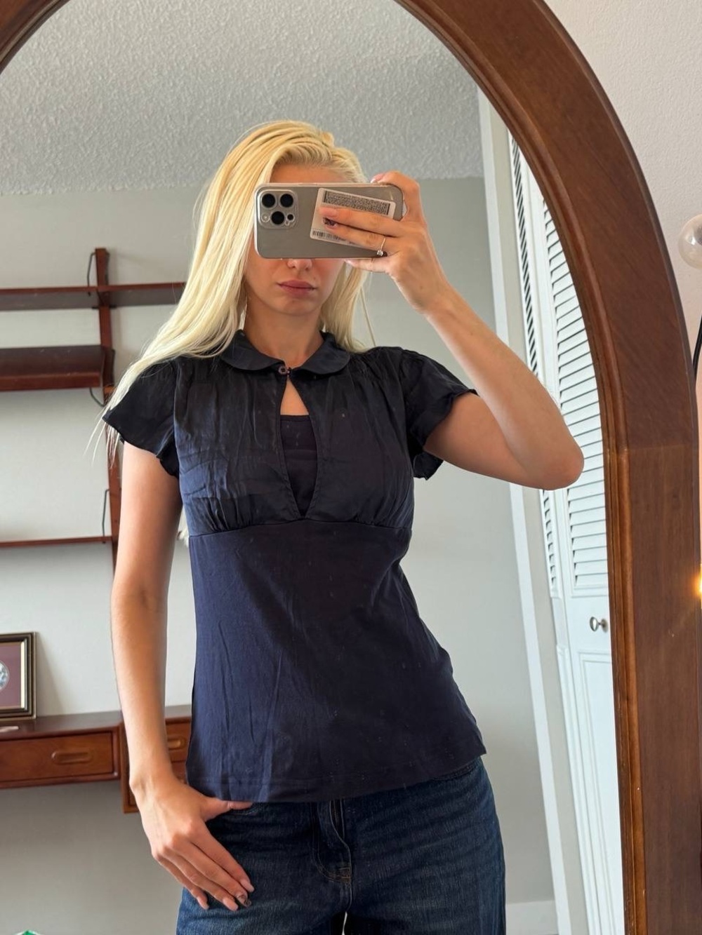 Coquette Short Sleeve Blouse
